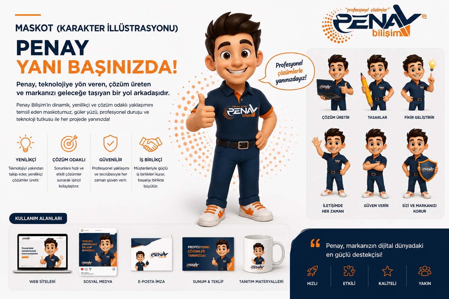 Maskot (Karakter İllüstrasyon):